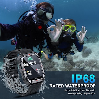 Foto 4 | Reloj Inteligente Bgulong con Función Call y Pantalla Táctil HD de 2.02 Pulgadas para Hombre y Mujer