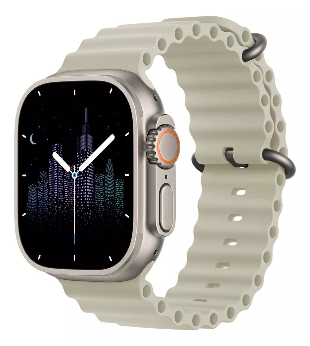 Smartwatch Fralugio Gs Ultra 2 4 GB Rom Llamadas Mp3 Hd Beige