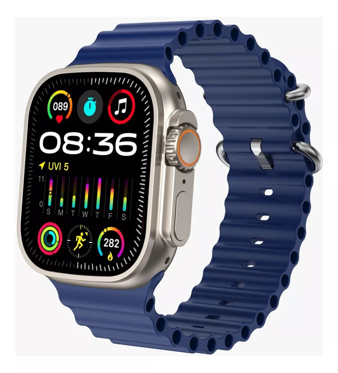 Smartwatch Fralugio Gs Ultra 2 4 GB Rom Llamadas MP3 Hd  Azul