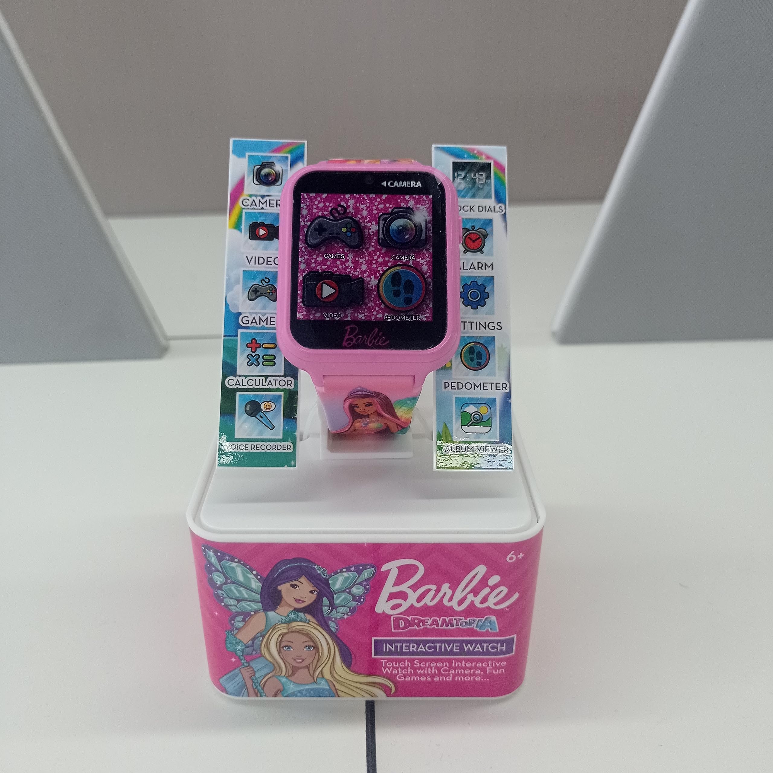 Foto 3 pulgar | Reloj Inteligente Accutime Barbie Pink Educational Kids Bab4075az - Venta Internacional