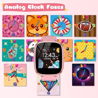 Foto 4 | Reloj Inteligente Berilona Rosa con 15 Juegos para Niños de 4 a 12 Años - Venta Internacional