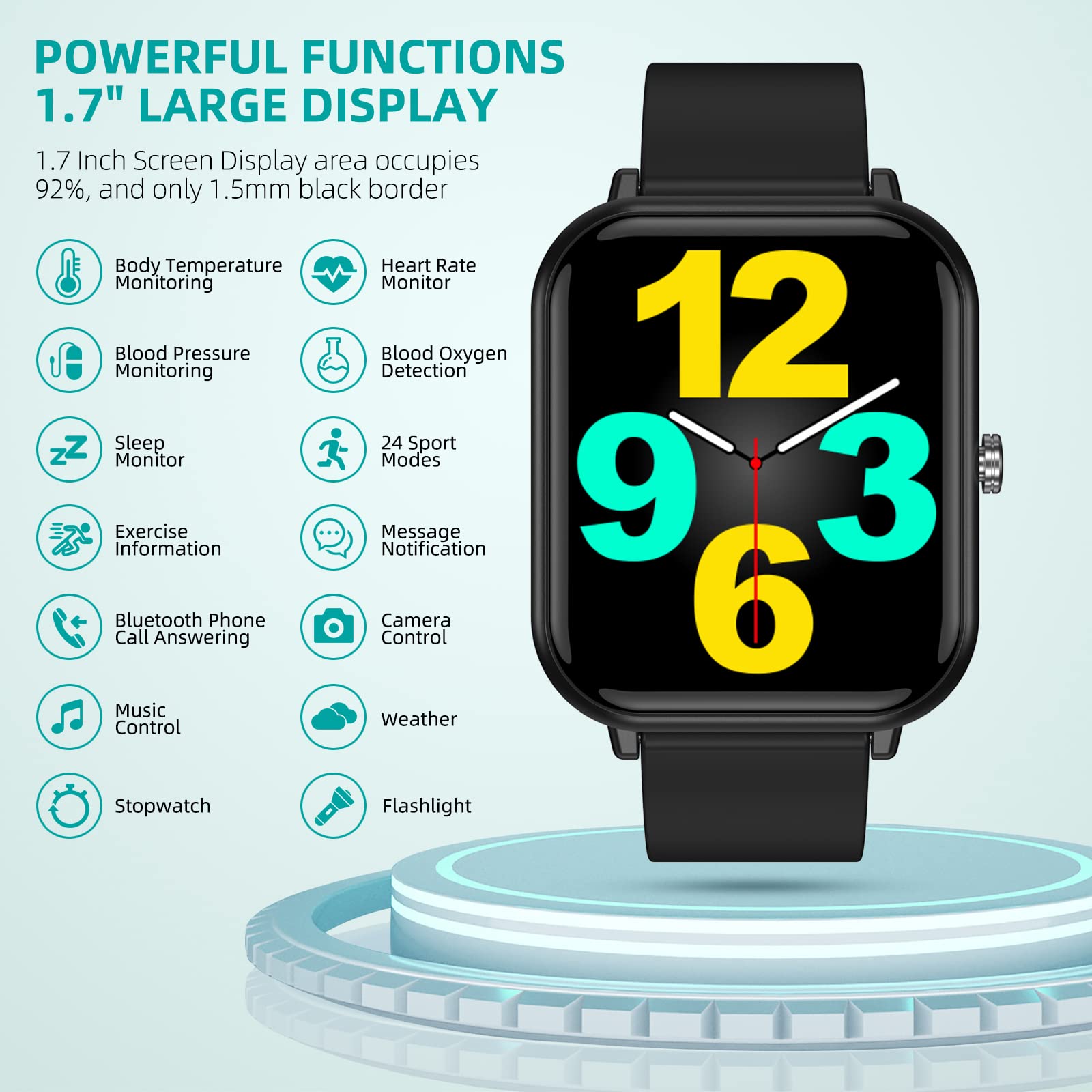 Foto 3 | Reloj Inteligente Tamispit Q9 Pro Fitness Tracker- Venta Internacional