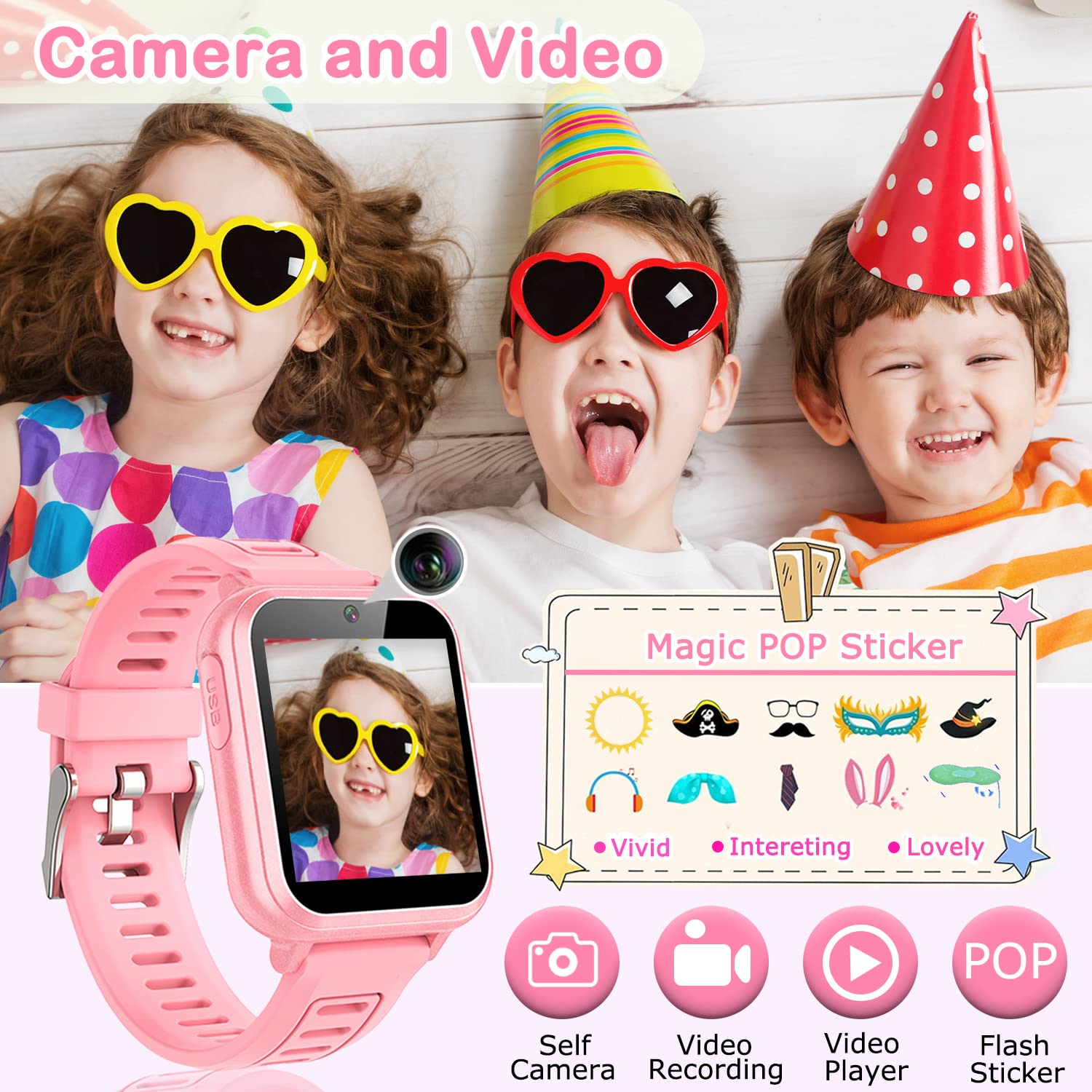 Foto 5 pulgar | Reloj Infantil Smartwatch Cosjoype con Bluetooth-Venta Internacional