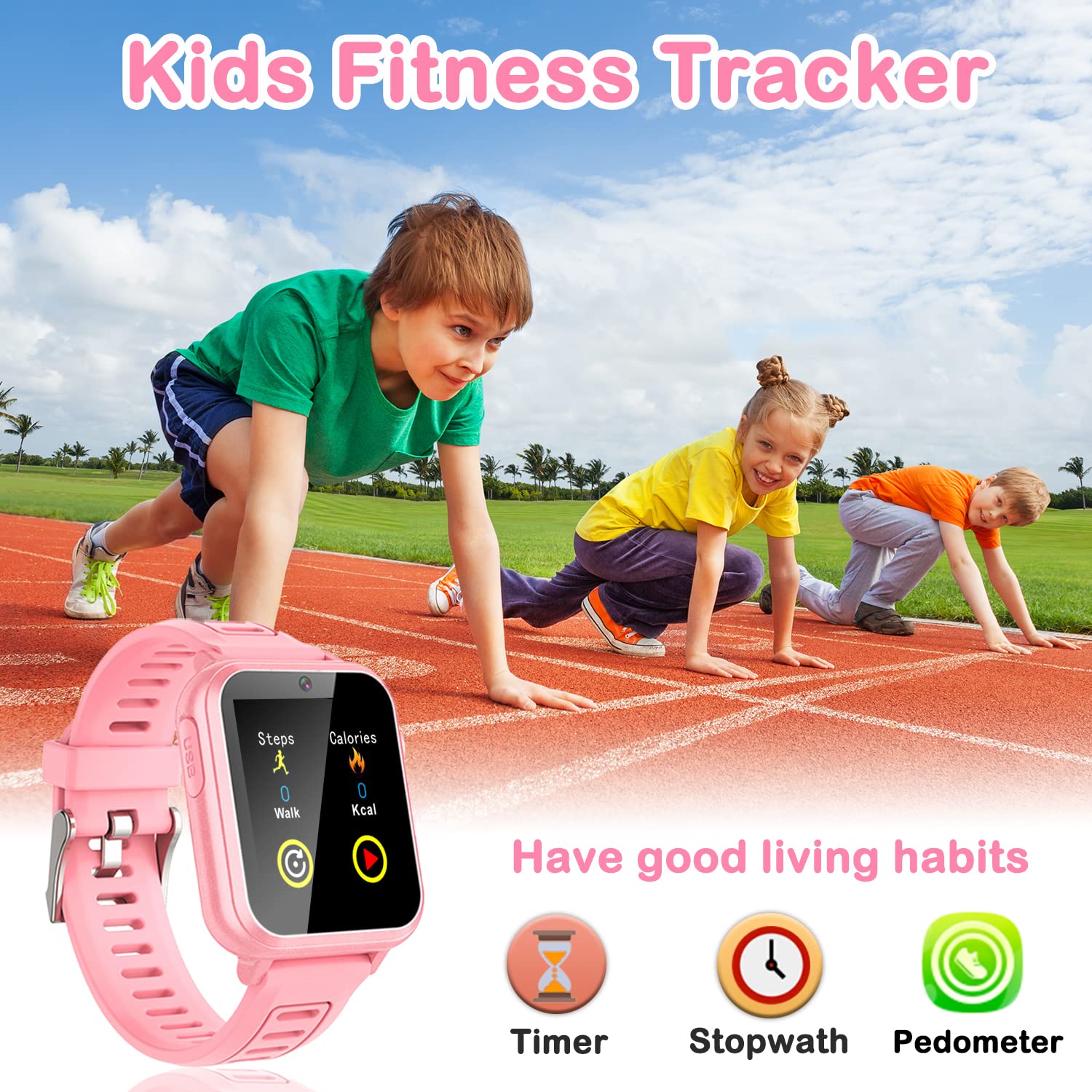 Foto 7 pulgar | Reloj Infantil Smartwatch Cosjoype con Bluetooth-Venta Internacional