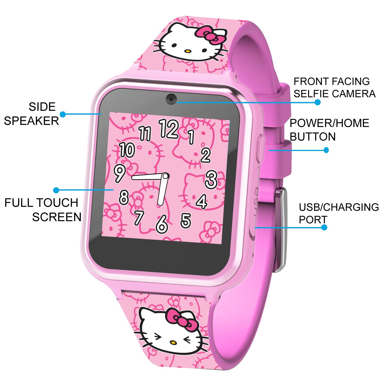 Foto 3 pulgar | Reloj Infantil Smartwatch Accutime Hello Kitty con Bluetooth-Venta Internacional