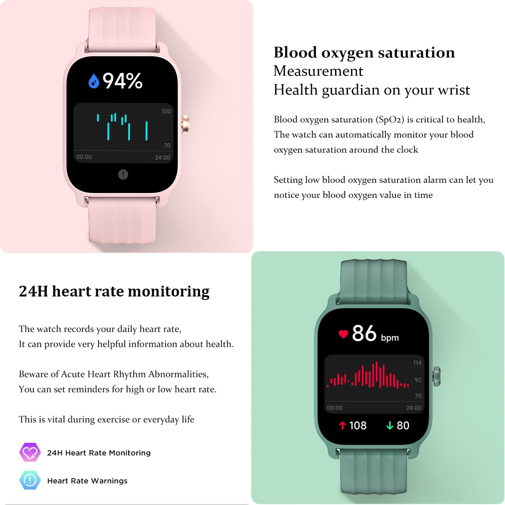 Foto 4 pulgar | Reloj Inteligente Feipuqu Responde y Realiza Llamadas Alexa Blood Oxygen - Venta Internacional