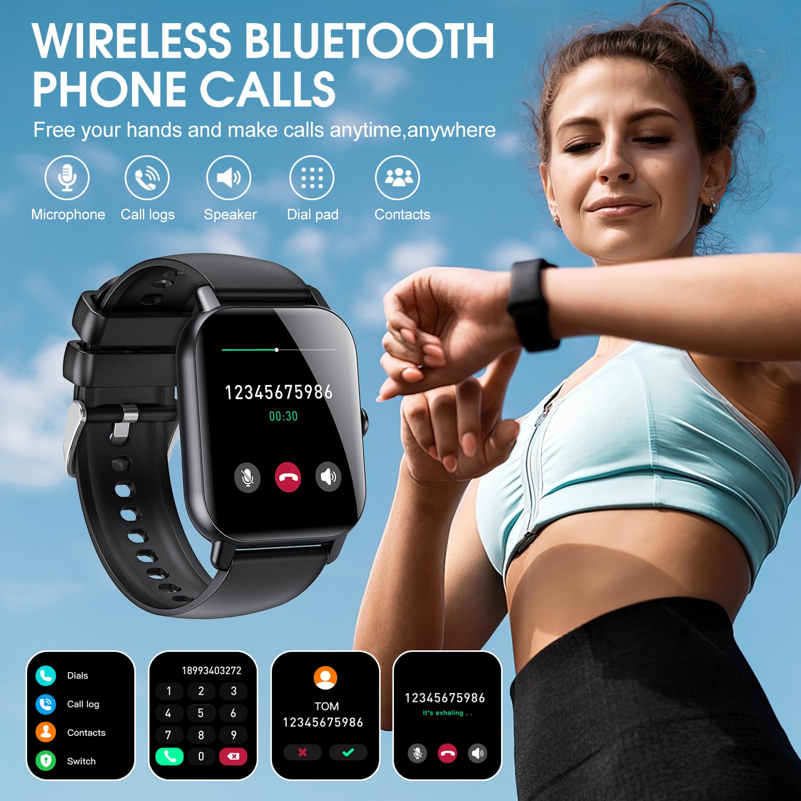 Foto 3 pulgar | Reloj Inteligente de Fitness Ddidbi con Pantalla Táctil HD - Venta Internacional