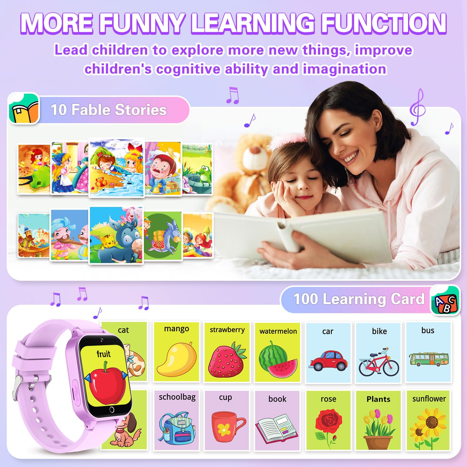 Foto 6 | Reloj Infantil Smartwatch Vakzovy con Bluetooth-Venta Internacional