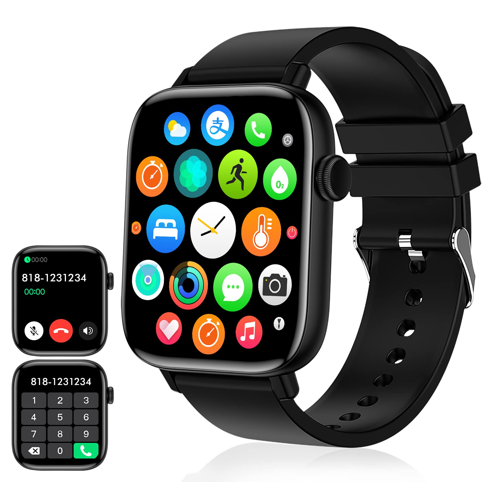 Foto 2 pulgar | Reloj Inteligente Pjyubvor Hd De 1,9 Pulgadas Con Pantalla Completa para Android/ios - Venta Internacional