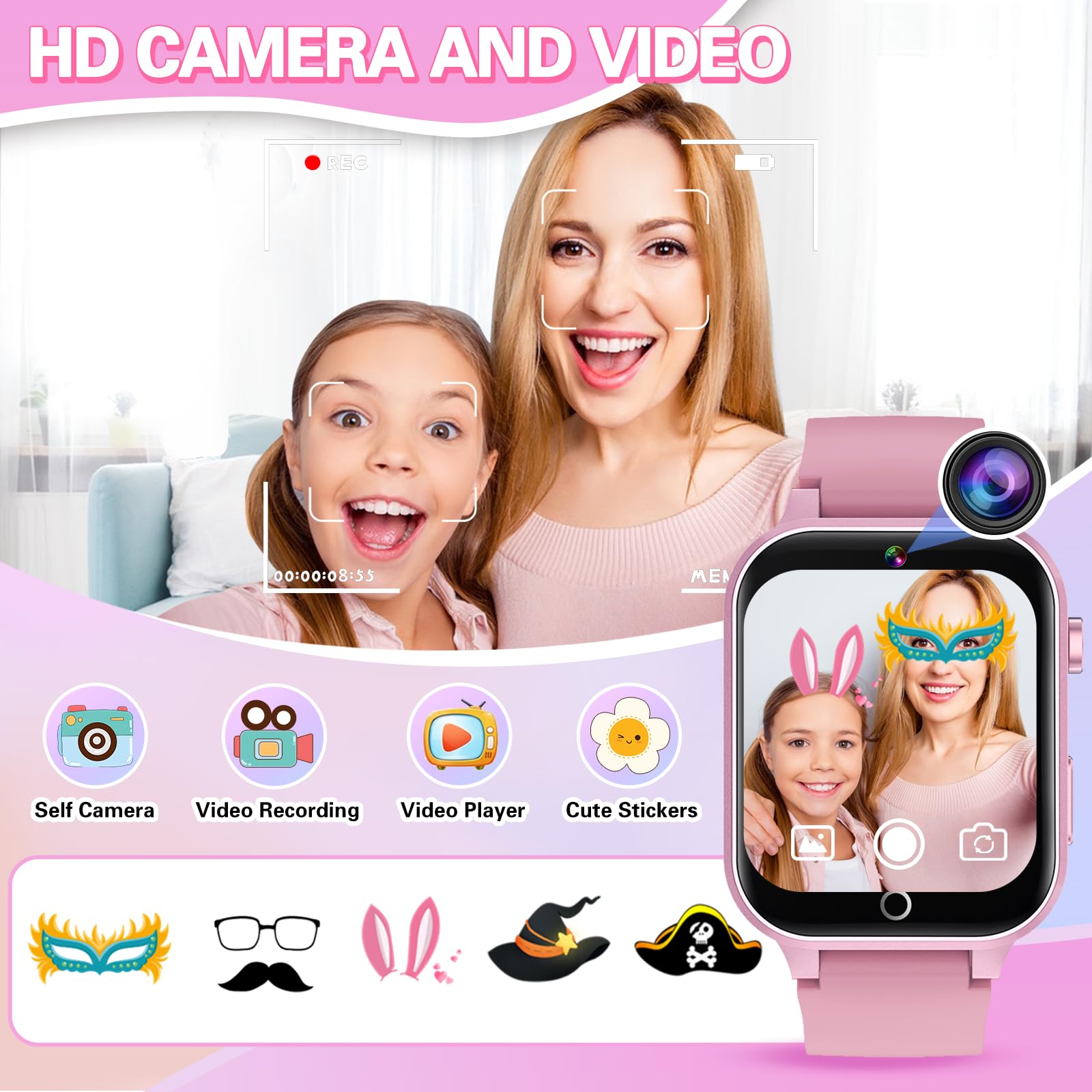 Foto 6 pulgar | Reloj Infantil Smartwatch Vakzovy con Bluetooth-Venta Internacional