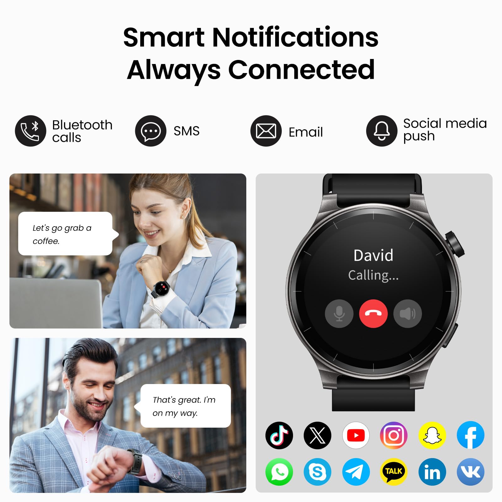 Foto 5 pulgar | Smartwatch Tozo S5 1.43'' Amoled IP68 - Venta Internacional