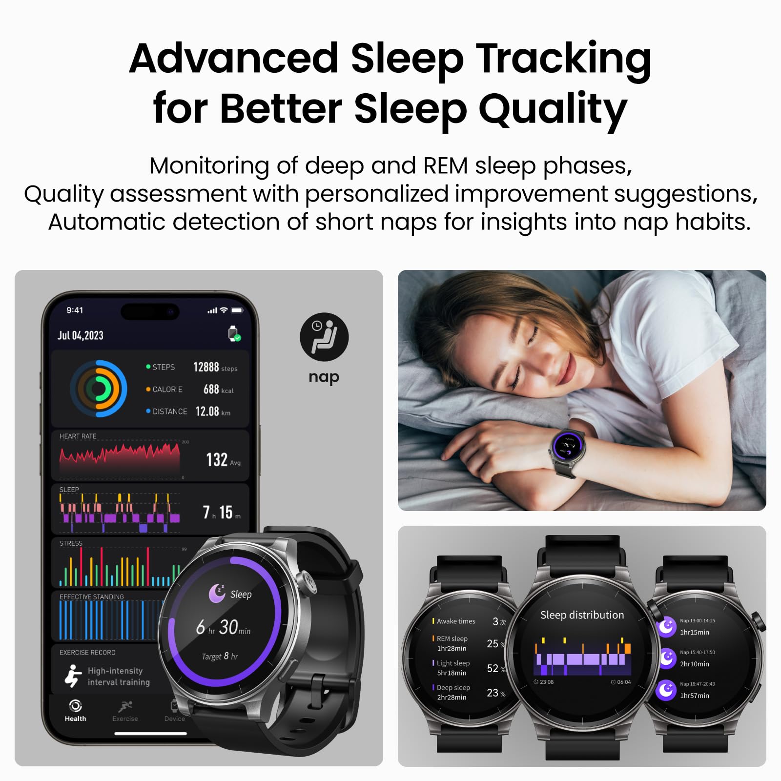 Foto 7 pulgar | Smartwatch Tozo S5 1.43'' Amoled IP68 - Venta Internacional