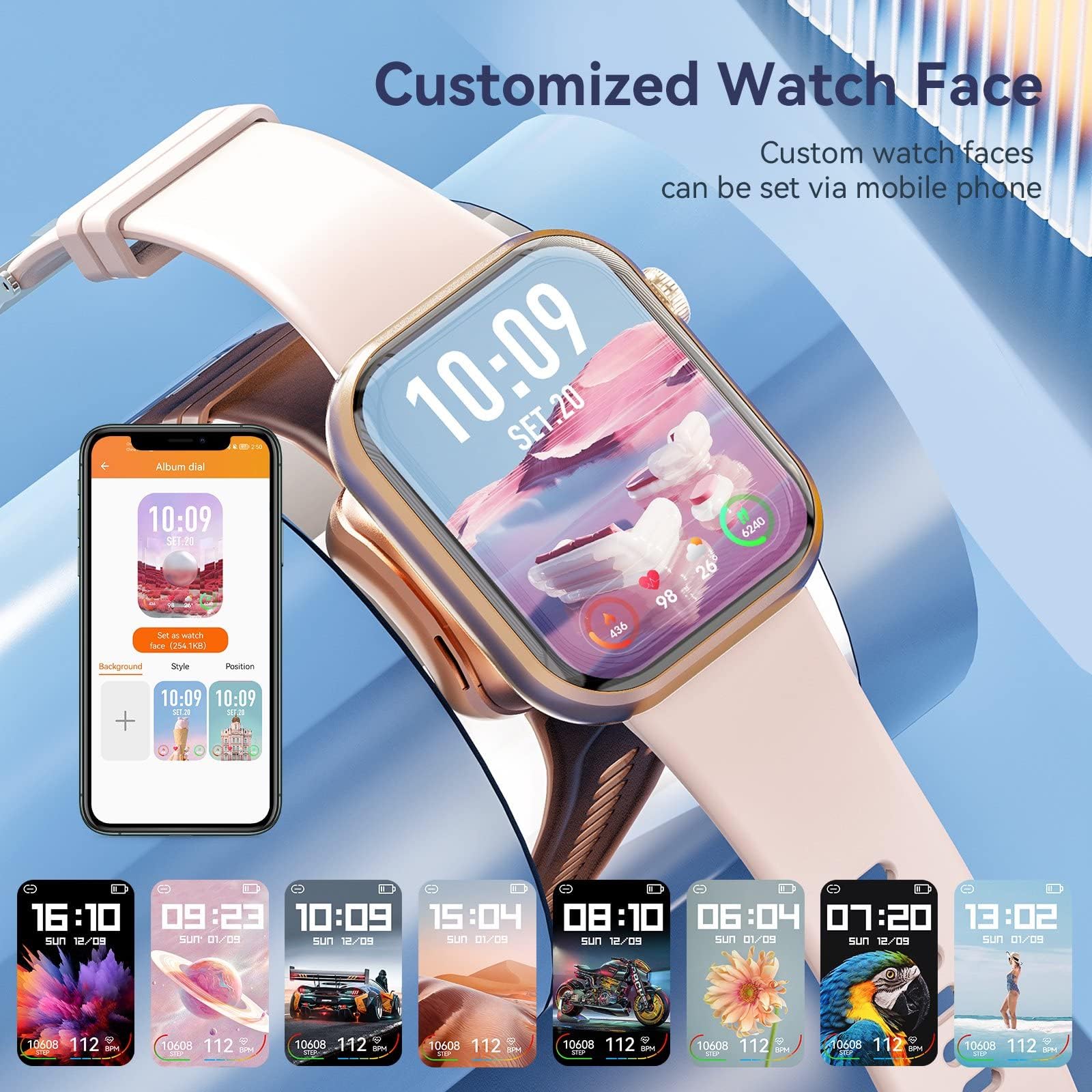 Foto 5 pulgar | Reloj Smartwatch Hwagol con Bluetooth-Venta Internacional