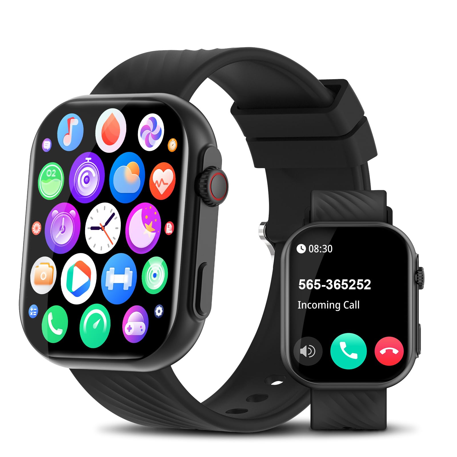 Foto 2 pulgar | Reloj Inteligente Bybukckr 2 Android Ios Ip68 Negro - Venta Internacional