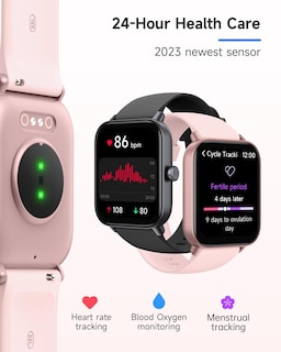 Foto 3 | Reloj Inteligente Toobur Alexa Integrado Ip68 Rosa para Mujer - Venta Internacional