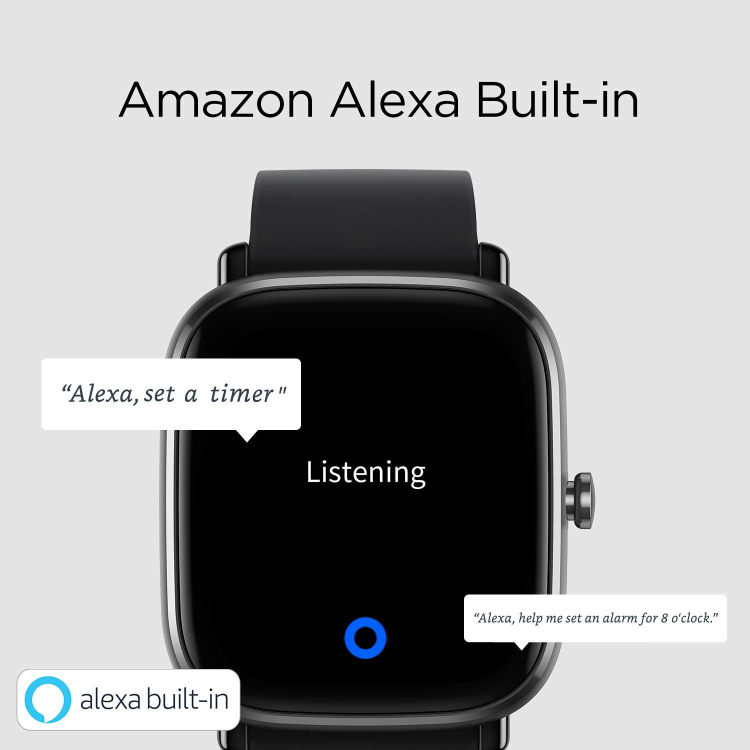 Foto 4 pulgar | Reloj Inteligente Amazfit Gts 2 Mini con Alexa Y Gps Negro para Hombre - Venta Internacional