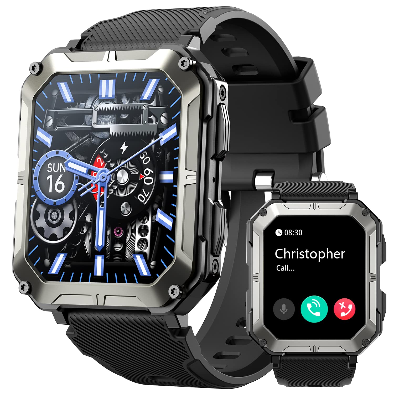 Foto 2 pulgar | Reloj Smartwatch Hofit Negro con Bluetooth-Venta Internacional