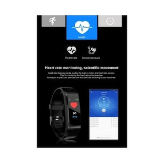 Foto 6 | Reloj Inteligente con Pulsera Deportiva Smartwatch M5 Rojo - Venta Internacional