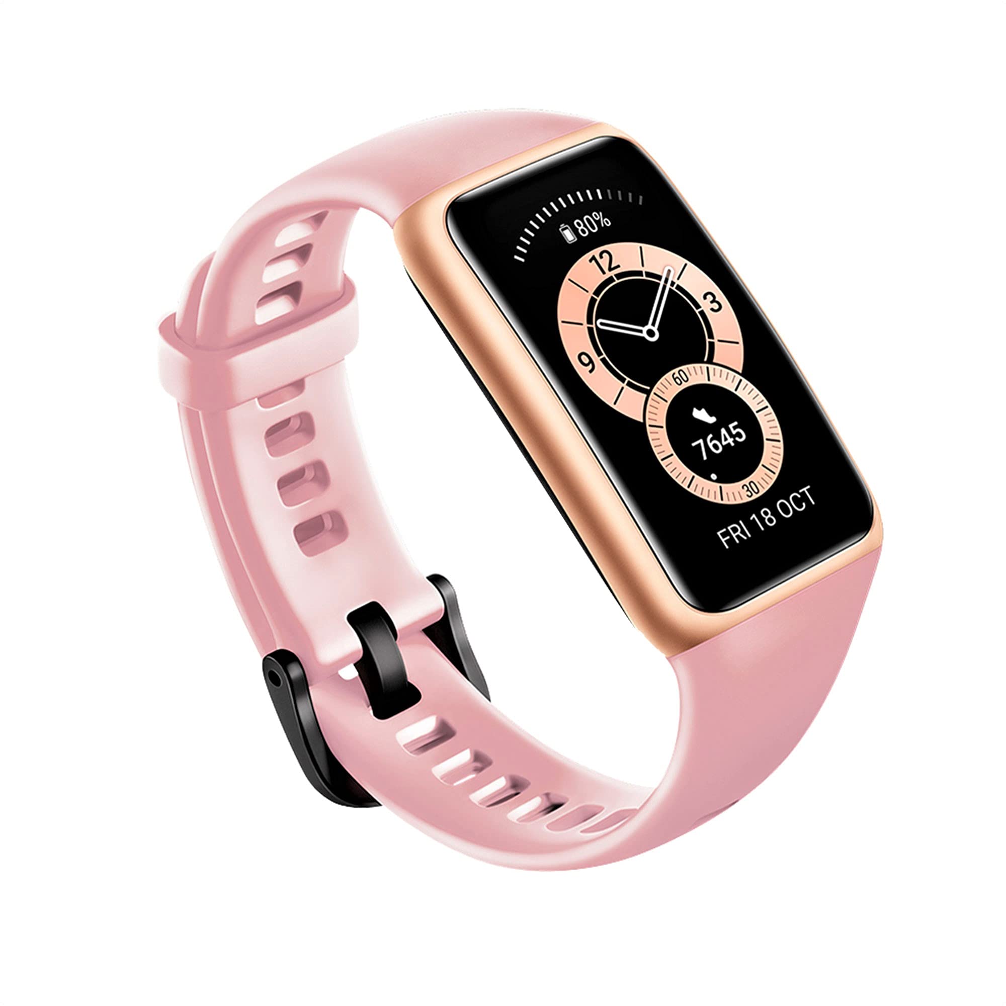 Foto 5 pulgar | Reloj Inteligente Huawei Band 6 Rosa - Venta Internacional