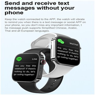 Foto 5 | Reloj Inteligente Bluetooth I14 Pro Blanco - Venta Internacional
