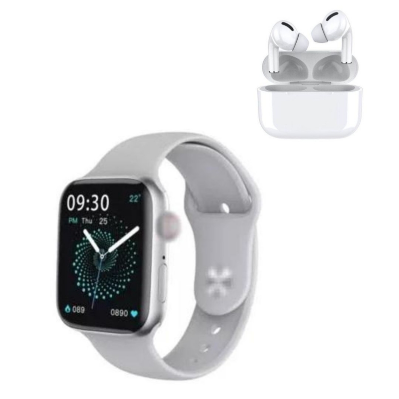 Foto 2 pulgar | Smartwatch con Audífonos HW22 Blancos - Venta Internacional