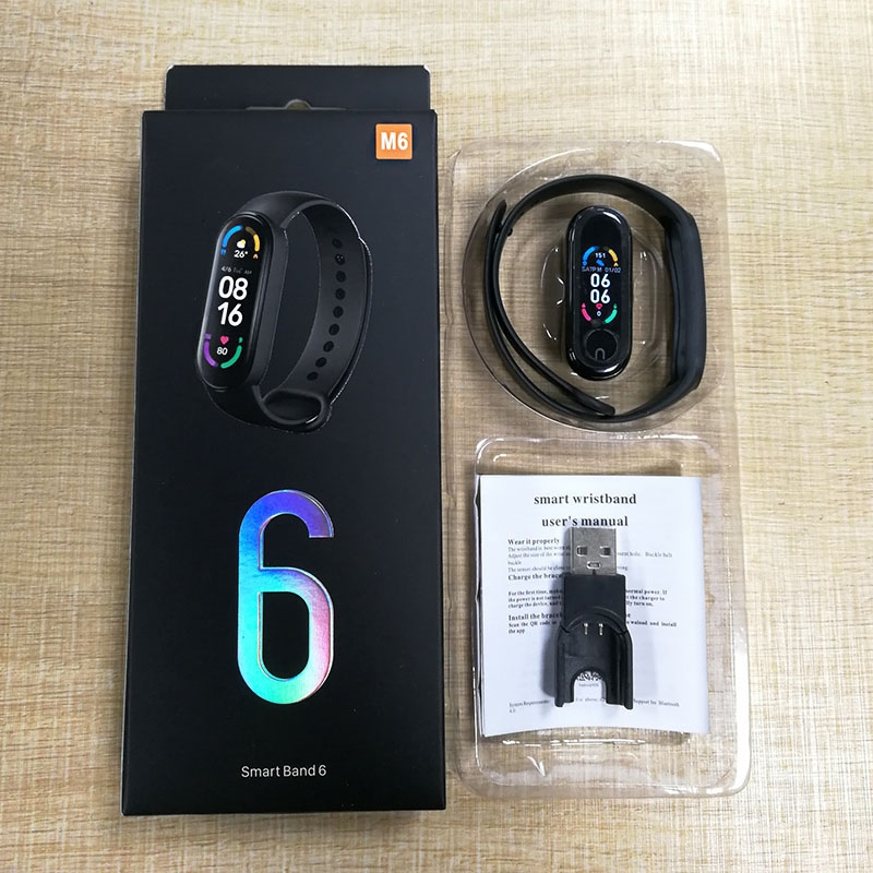 Foto 3 pulgar | Reloj Inteligente Deportivo Bluetooth Smartwatch M6 con Frecuencia Cardíaca - Venta Internacional