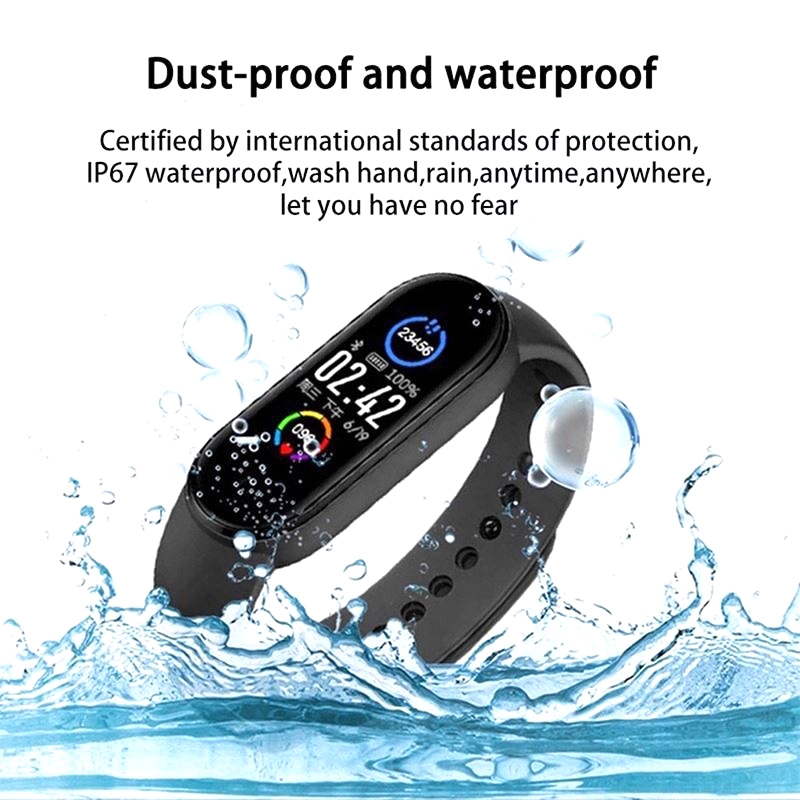 Foto 4 pulgar | Reloj Inteligente Deportivo Bluetooth Smartwatch M6 con Frecuencia Cardíaca - Venta Internacional