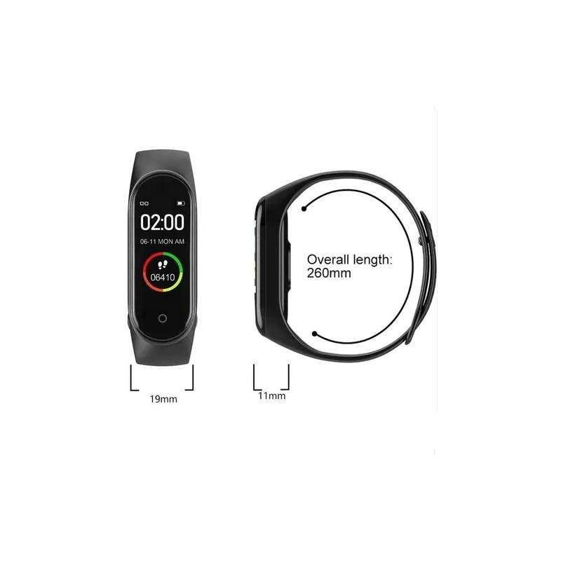 Foto 3 pulgar | Pulsera Deportiva Smartwatch M4 con Rastreador de Actividad Física - Venta Internacional