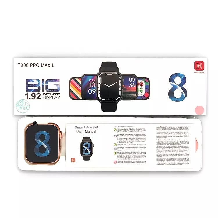 Foto 4 pulgar | Reloj Inteligente T900 Pro Max L Bluetooth iOS Android Resistente al Agua - Venta Internacional