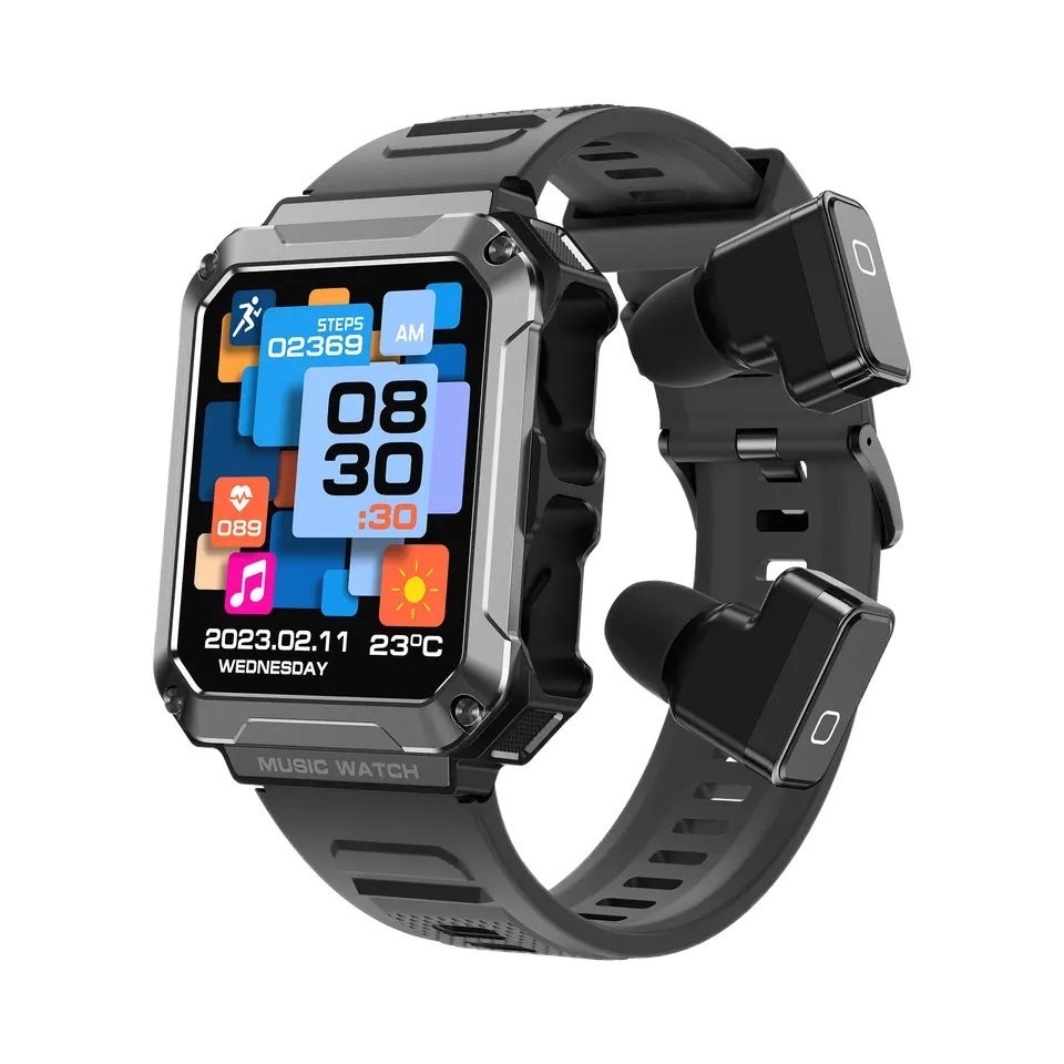 Foto 2 pulgar | Reloj Inteligente Smartwatch T93 con Pantalla Amoled Ip68 con Auriculares - Venta Internacional