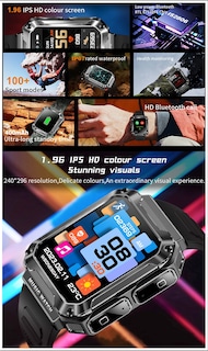 Foto 6 | Reloj Inteligente Smartwatch T93 con Pantalla Amoled Ip68 con Auriculares - Venta Internacional