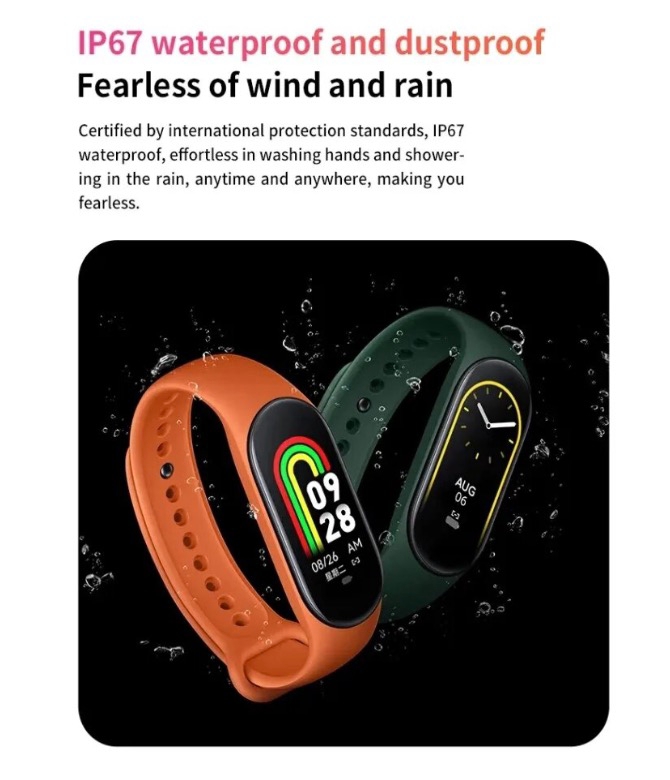 Foto 7 pulgar | Smart Watch M8 con Pantalla a Color IP67 Resistente al Agua y 80 mAh - Venta Internacional