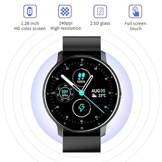 Foto 4 | Smartwatch Zl02 Bluetooth Outdoor Salud Y Spa - Venta Internacional
