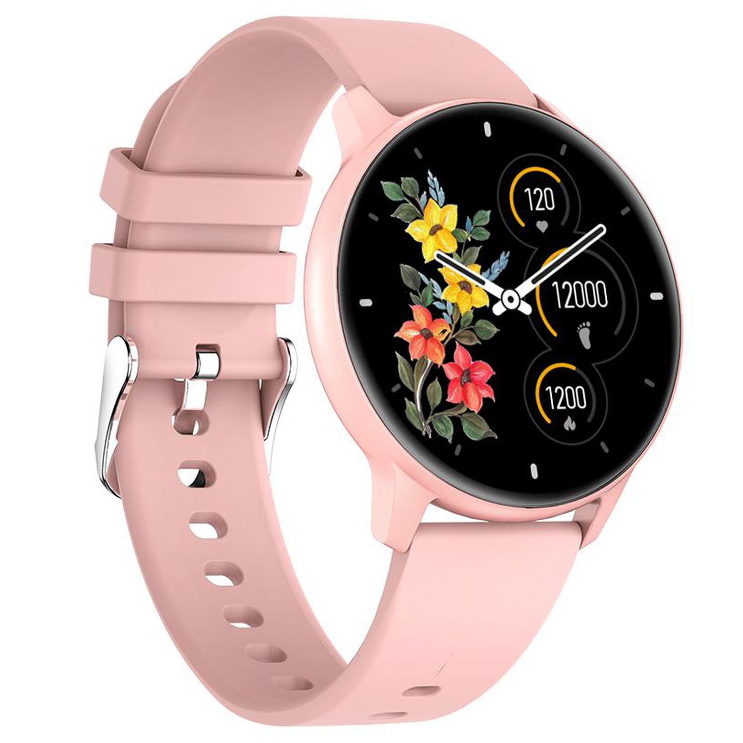 Foto 2 pulgar | Smartwatch Bluetooth Zl02 Sports Fitness Rosa Resistente Al Agua - Venta Internacional