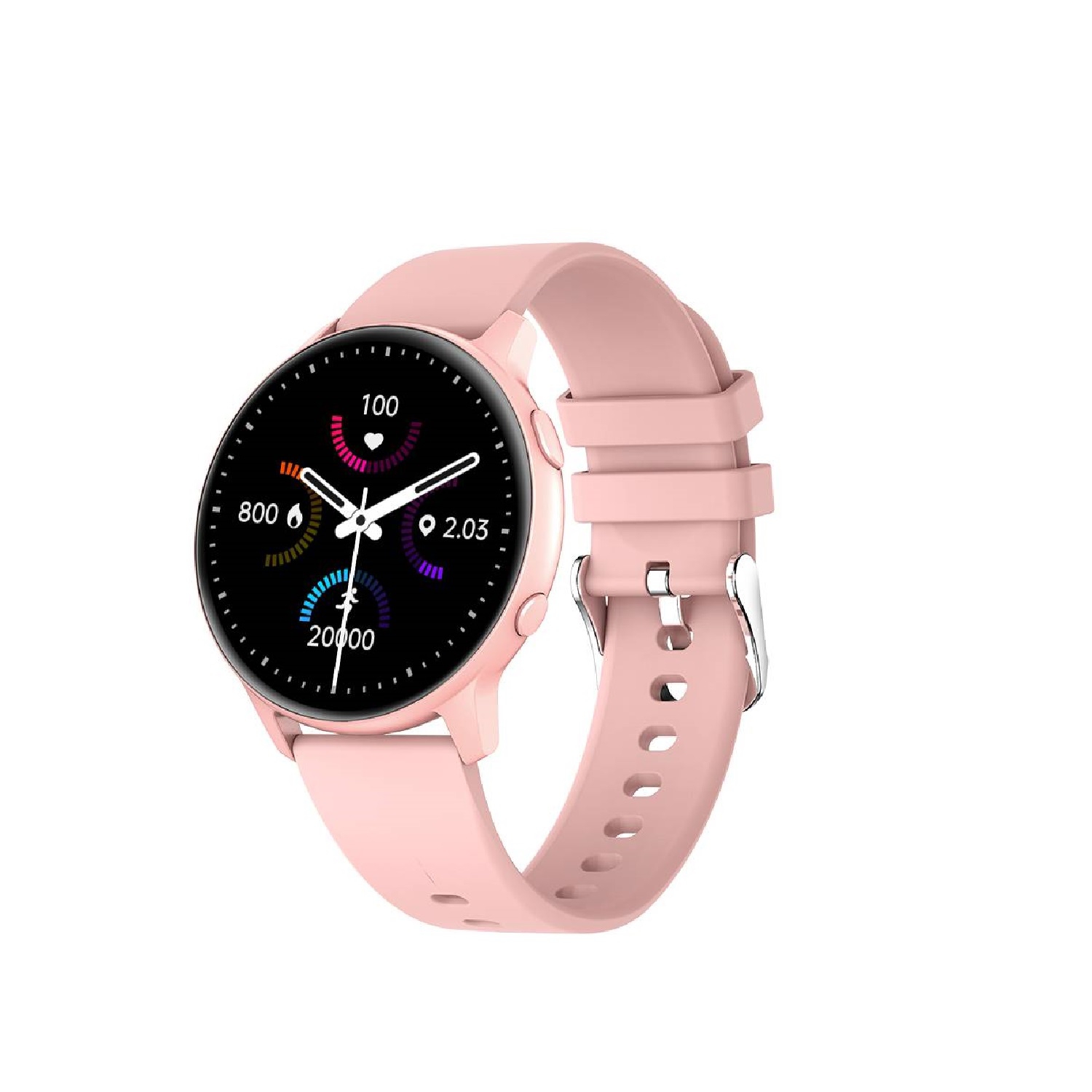 Foto 3 pulgar | Smartwatch Bluetooth Zl02 Sports Fitness Rosa Resistente Al Agua - Venta Internacional