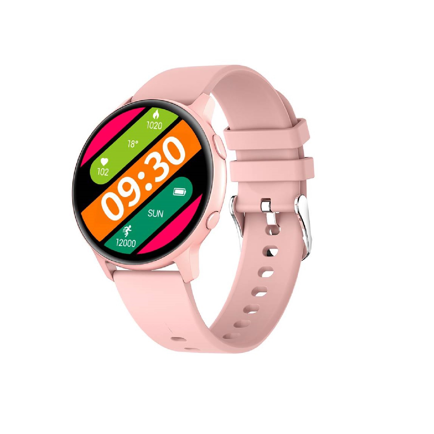 Foto 7 pulgar | Smartwatch Bluetooth Zl02 Sports Fitness Rosa Resistente Al Agua - Venta Internacional