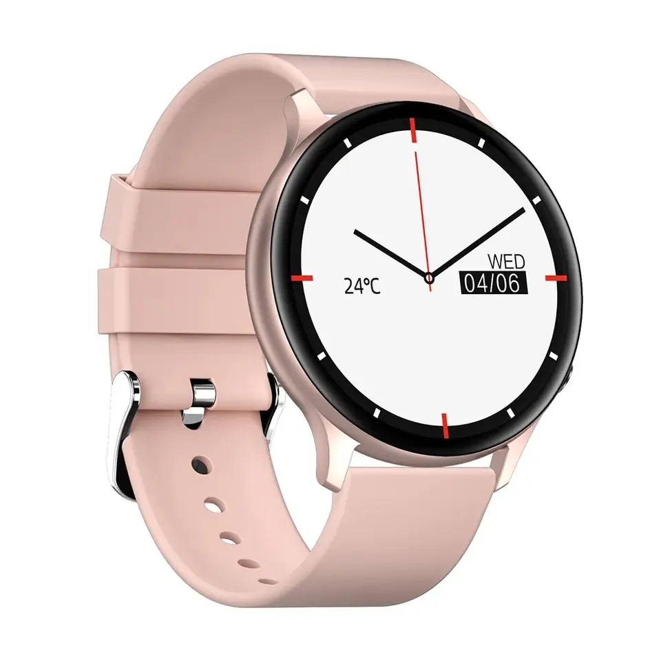 Foto 2 | Reloj Inteligente Mx 15 Bluetooth Android e iOS para Mujer Rosa Resistente al Agua con Rastreador de Fitness y Ritm