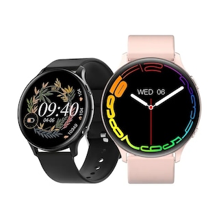 Foto 4 | Reloj Inteligente Mx 15 Bluetooth Android e iOS para Mujer Rosa Resistente al Agua con Rastreador de Fitness y Ritm