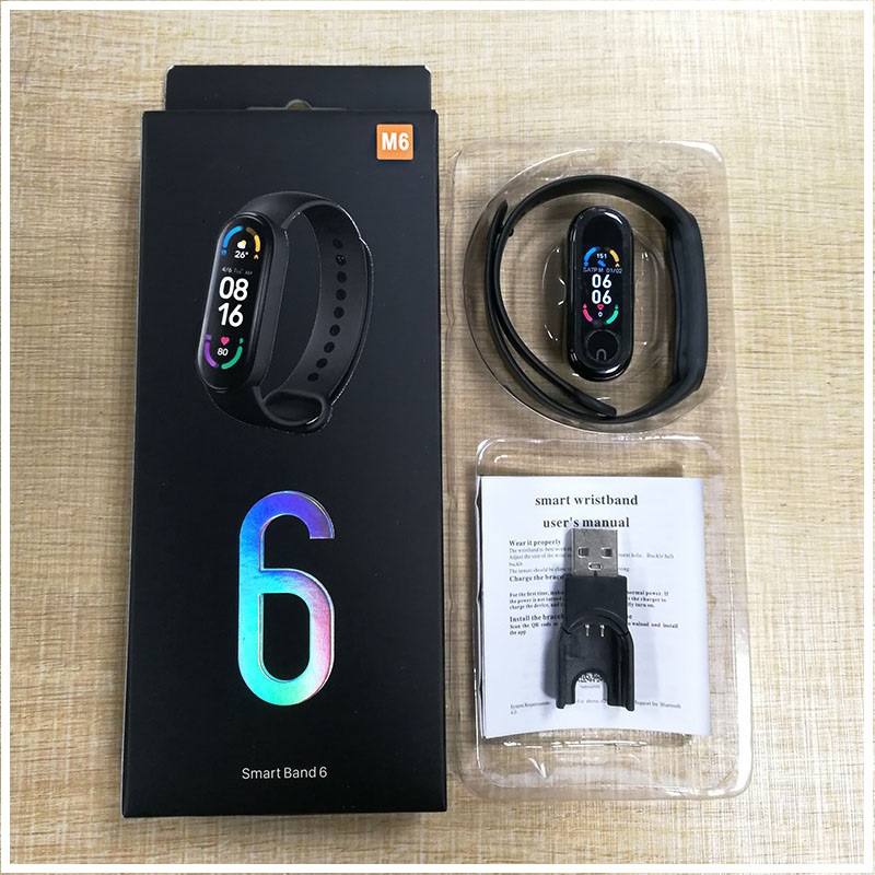 Foto 5 pulgar | Reloj Inteligente Deportivo Bluetooth Smartwatch M6 con Frecuencia Cardíaca - Venta Internacional