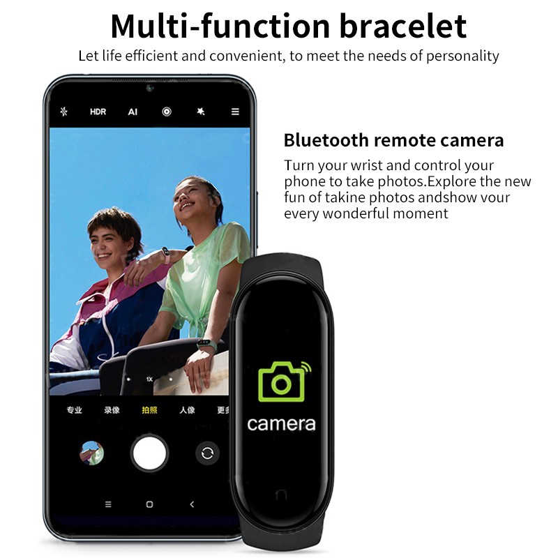 Foto 5 | Reloj Inteligente Deportivo Bluetooth Smartwatch M6 con Frecuencia Cardíaca - Venta Internacional