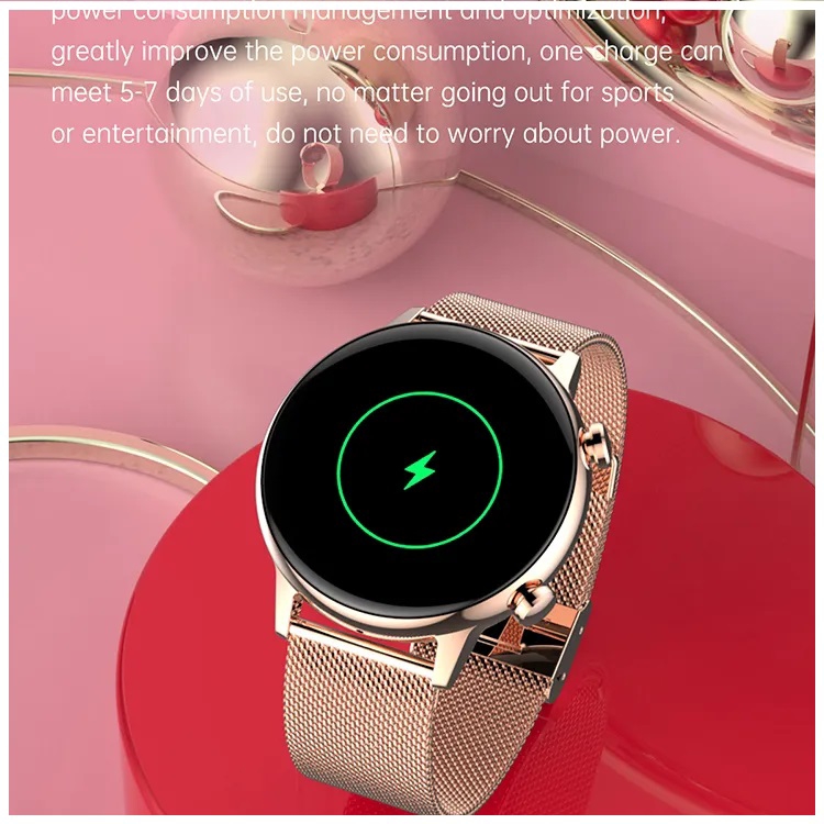 Foto 7 pulgar | Smartwatch HK39 Bluetooth Elegante Pantalla Amoled para Mujer - Venta Internacional