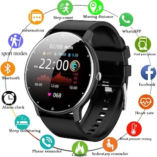 Foto 3 | Reloj Inteligente Smartwatch ZL Sports Fitness Bluetooth ZL02 - Venta Internacional
