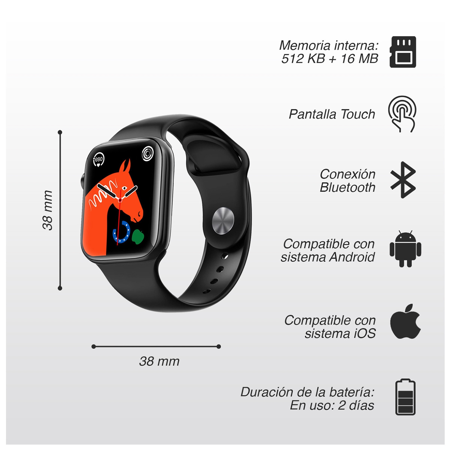 Foto 3 pulgar | Reloj Inteligente Smartwatch W12 Pro con Pantalla Hd de 1,83 Pulgadas Negro - Venta Internacional