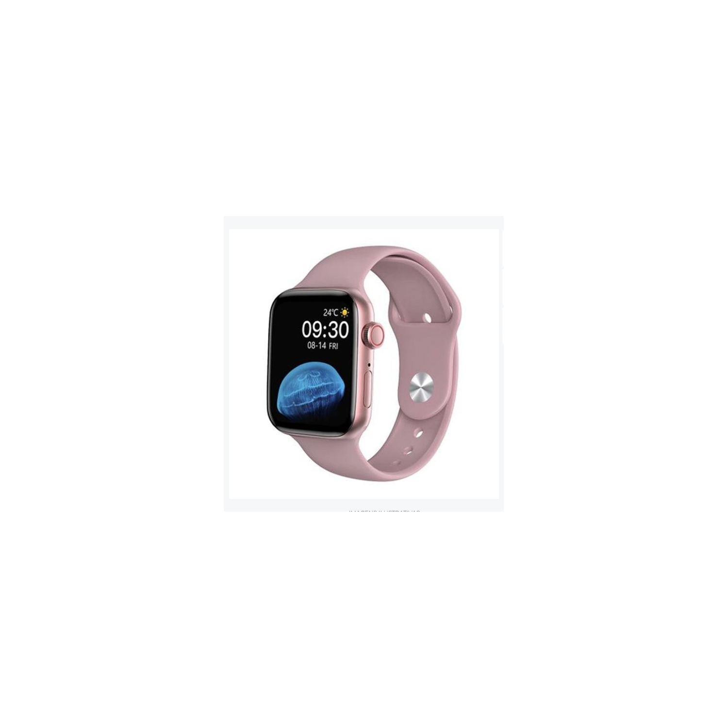 Foto 2 pulgar | Pantalla IPS Rosa de Smartwatch T200 Plus Series 7 de 1.75'' - Venta Internacional