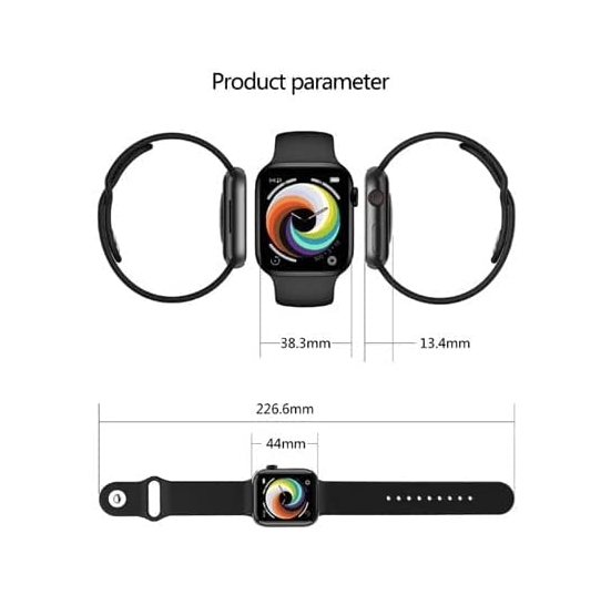 Foto 6 pulgar | Pantalla IPS Rosa de Smartwatch T200 Plus Series 7 de 1.75'' - Venta Internacional