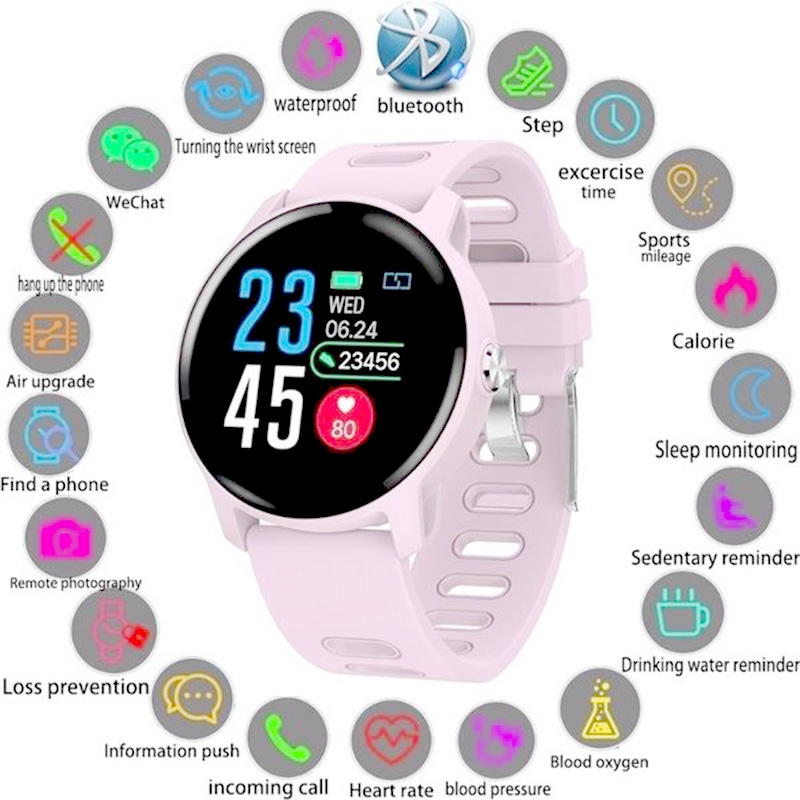 Foto 4 pulgar | Reloj Inteligente Zl02 247 con Monitoreo de Actividad y Salud Ip67 - Venta Internacional