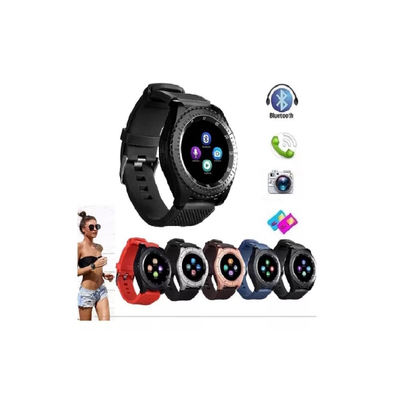 Foto 2 pulgar | Reloj Deportivo Cardiaco Smartwatch Z3 con Cámara Health Steps - Venta Internacional