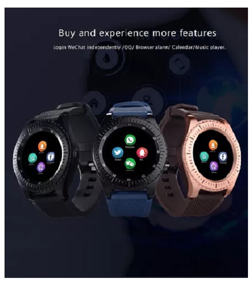 Foto 4 pulgar | Reloj Deportivo Cardiaco Smartwatch Z3 con Cámara Health Steps - Venta Internacional