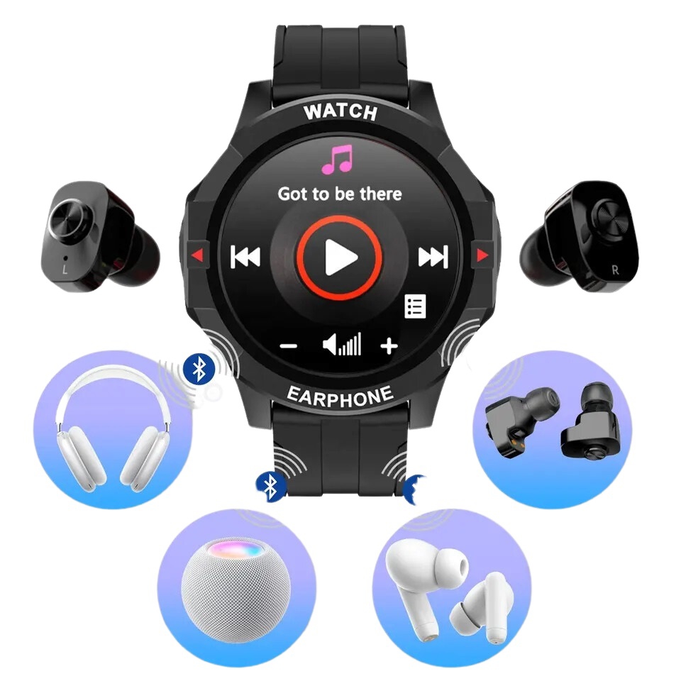 Foto 4 pulgar | Smartwatch Bluetooth Smartwatch N15 2 en 1 con Auriculares - Venta Internacional