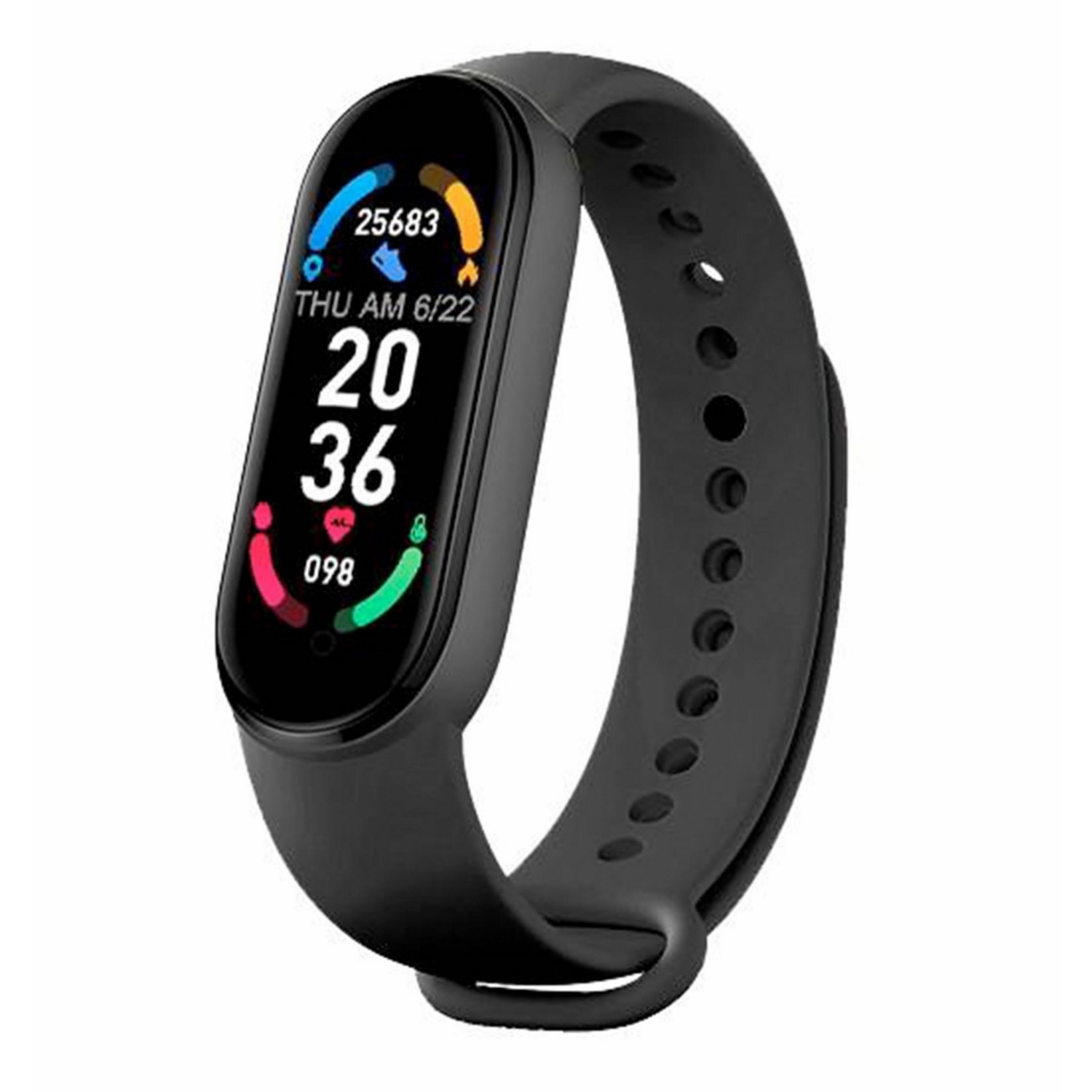 Foto 2 pulgar | Reloj Inteligente Smartband M6 - Negro Con Monitor De Frecuencia Cardíaca - Venta Internacional.